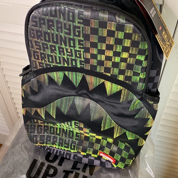 🥳HPx3🎉| Sprayground 🦈 Fiber Optic Light-Show Backpack…🎒 - Picture 13 of 17